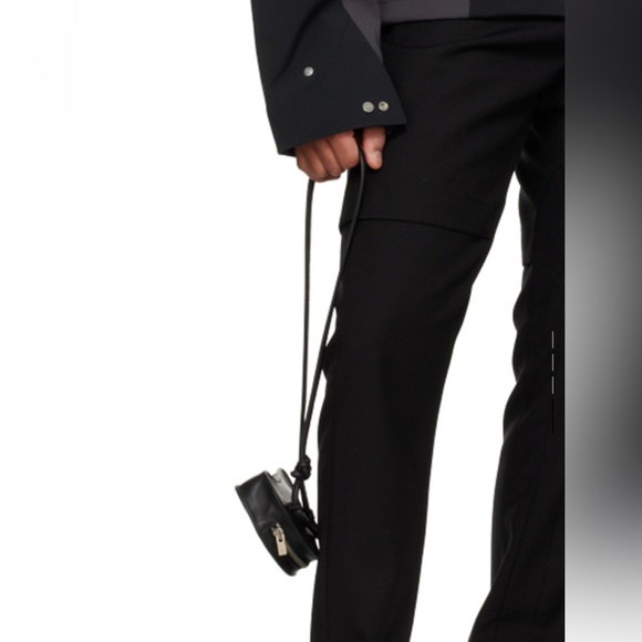 HELIOT EMIL Black Concave Pouch - Picture 4 of 5